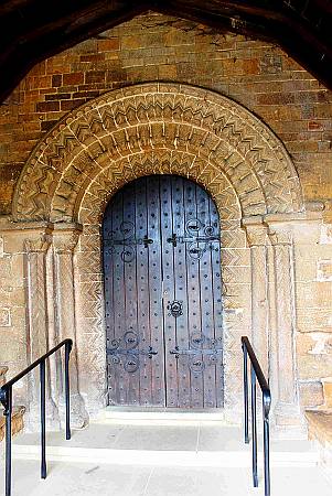 Earls Barton - Detail of Norman Doorway